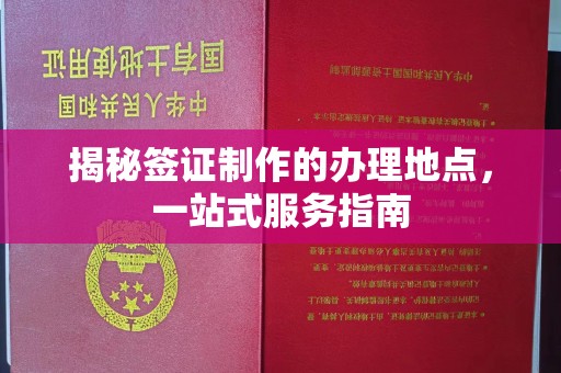 农安揭秘签证制作的办理地点，一站式服务指南
