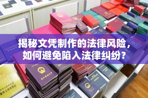禹王台揭秘文凭制作的法律风险，如何避免陷入法律纠纷？
